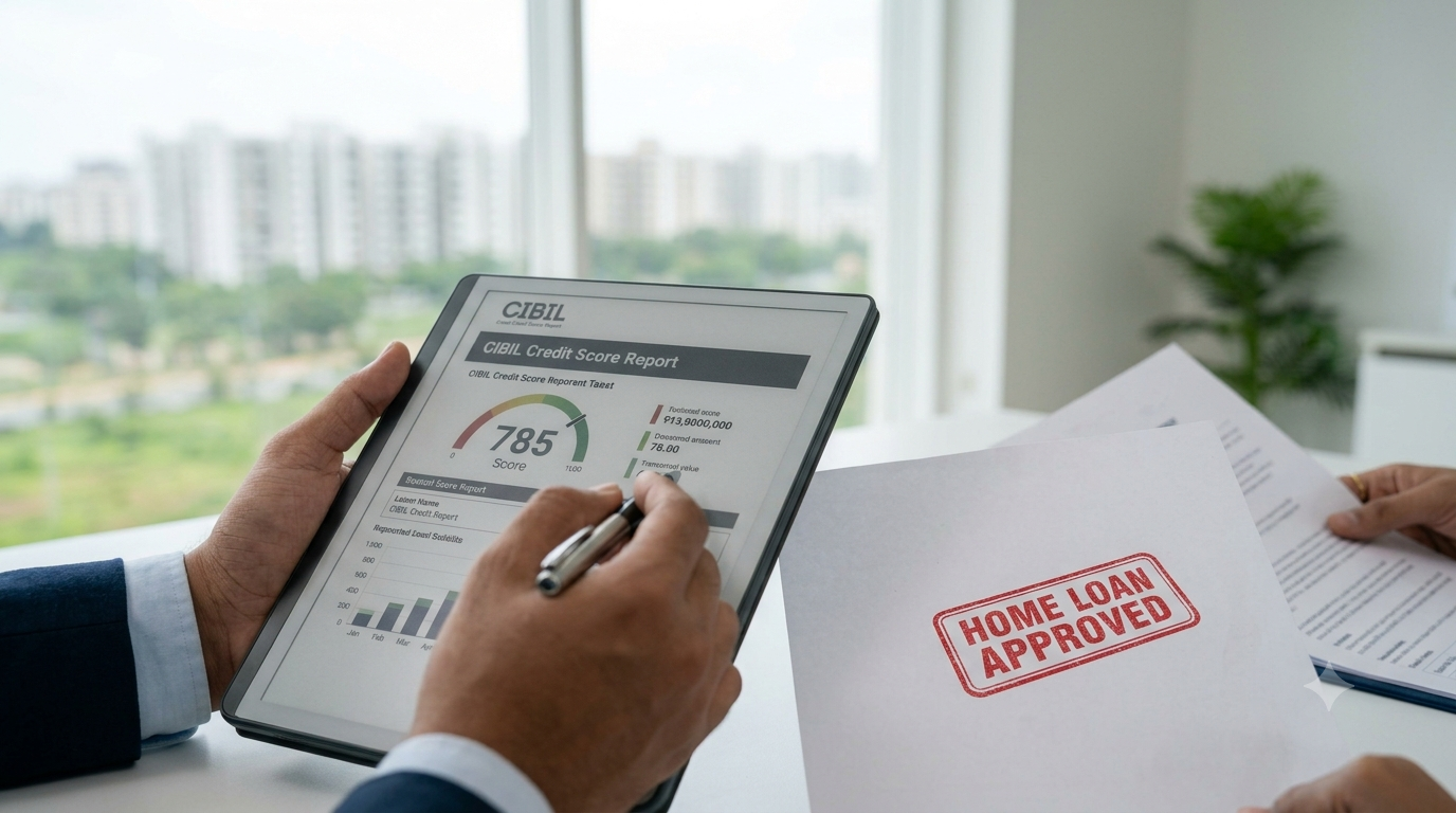 minimum cibil score for home loan
