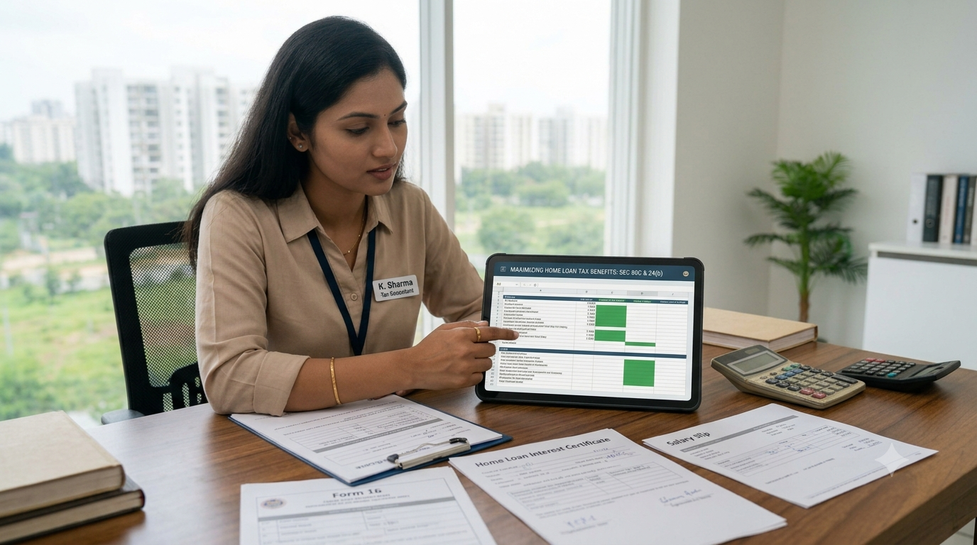 home loan tax benefits section 80c 24b